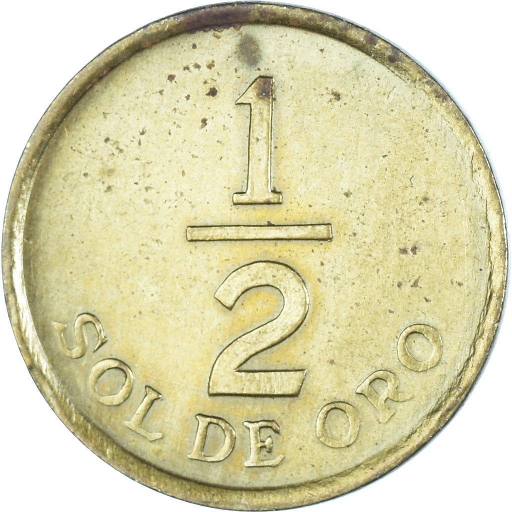 Monnaie, Pérou, 1/2 Sol, 1975