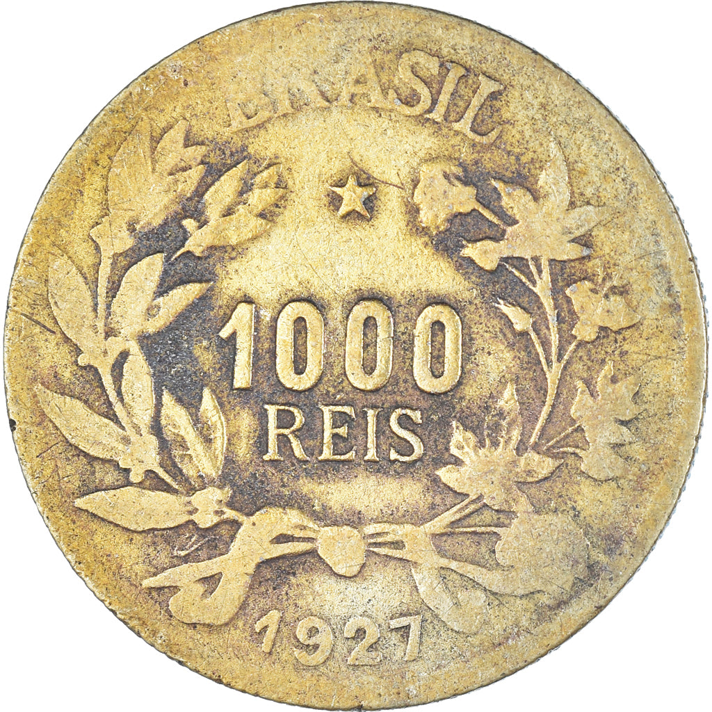 Moeda, Brasil, 1000 Reis, 1927