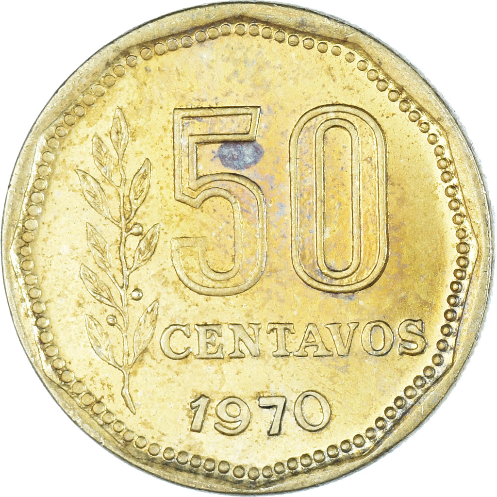 Coin, Argentina, 50 Centavos, 1970