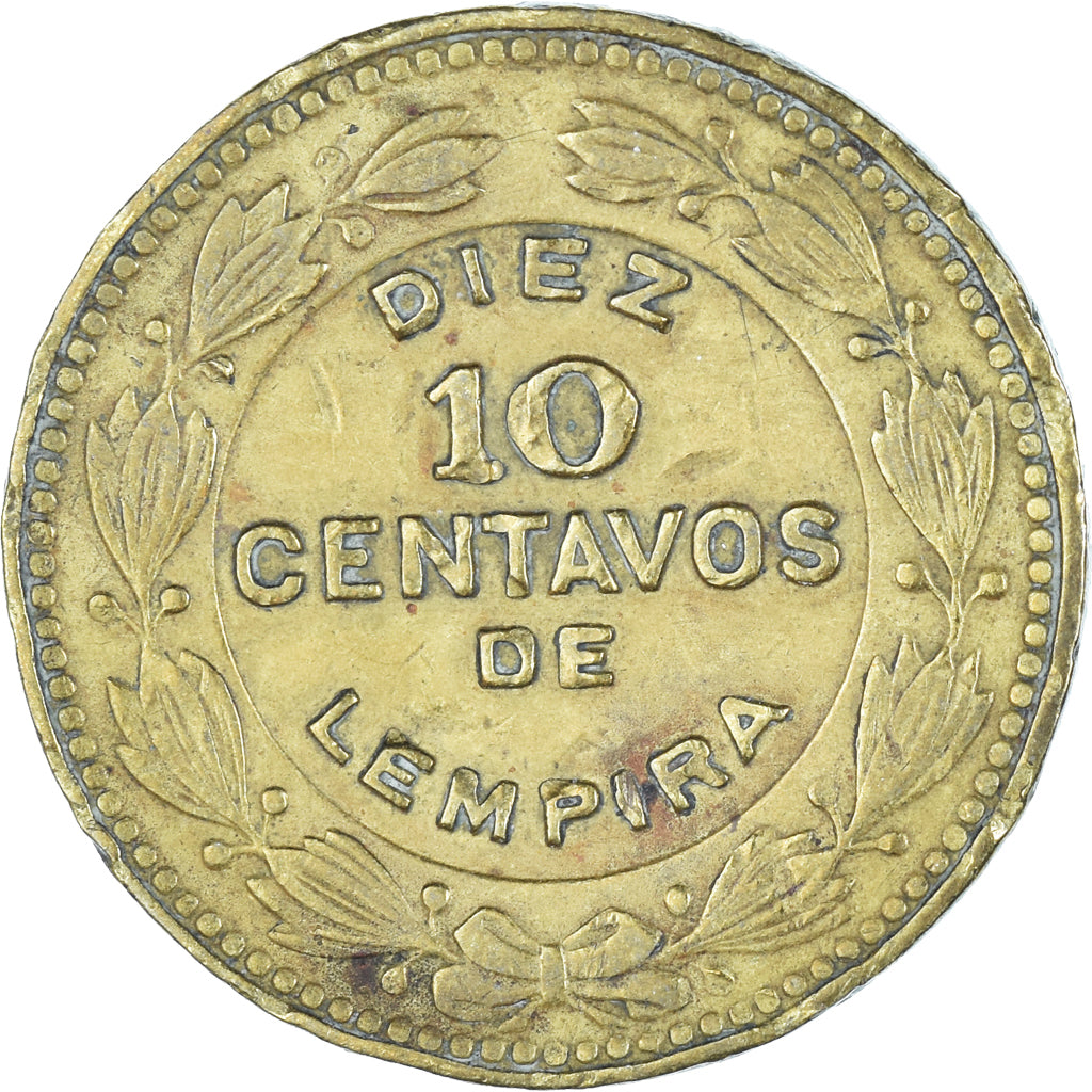 Coin, Honduras, 10 Centavos, 1976