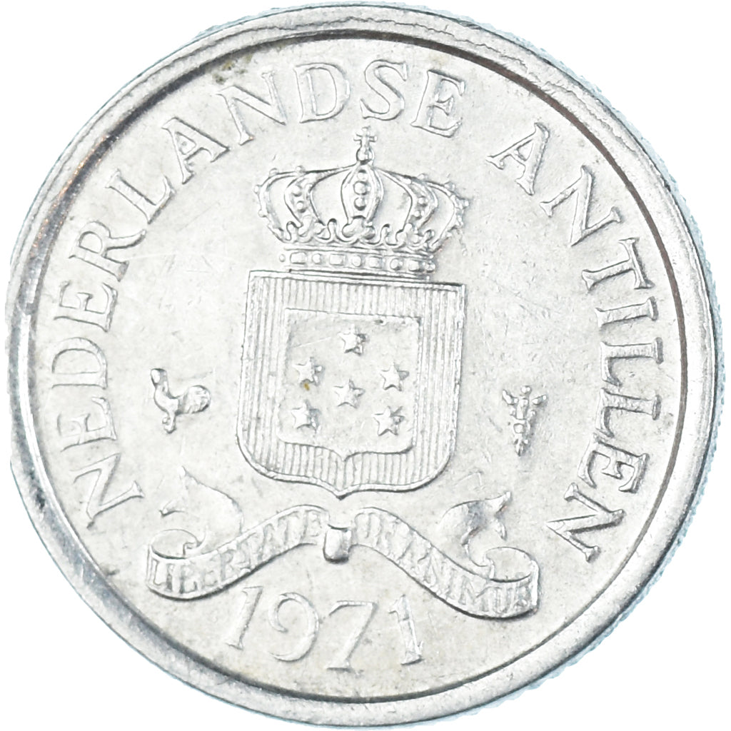 Monnaie, Antilles néerlandaises, 10 Cents, 1971