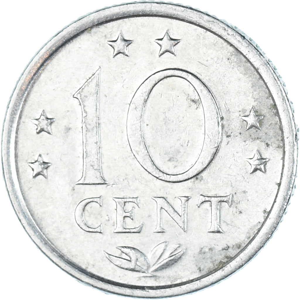 Monnaie, Antilles néerlandaises, 10 Cents, 1971
