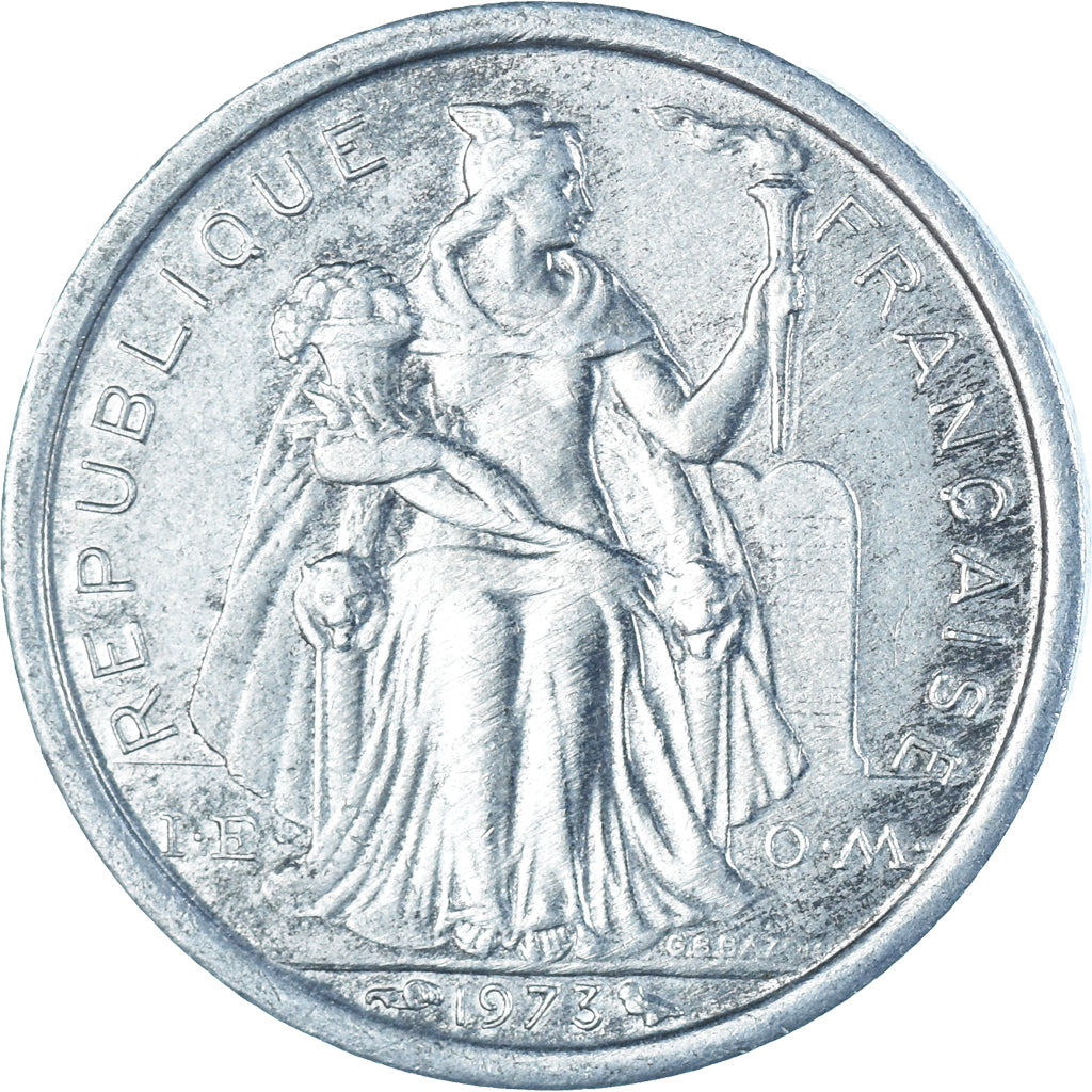 Coin, New Caledonia, Franc, 1973