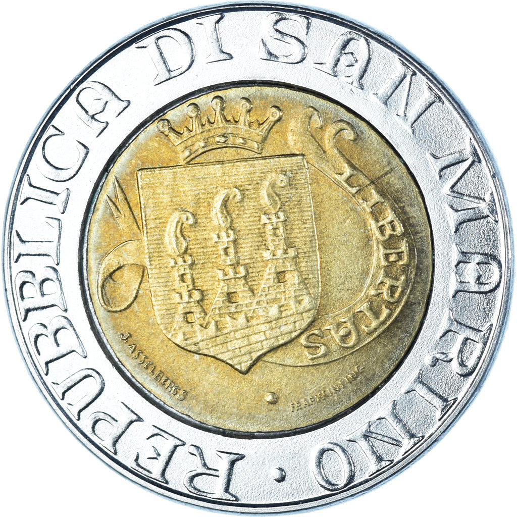 Coin, San Marino, 500 Lire, 1989