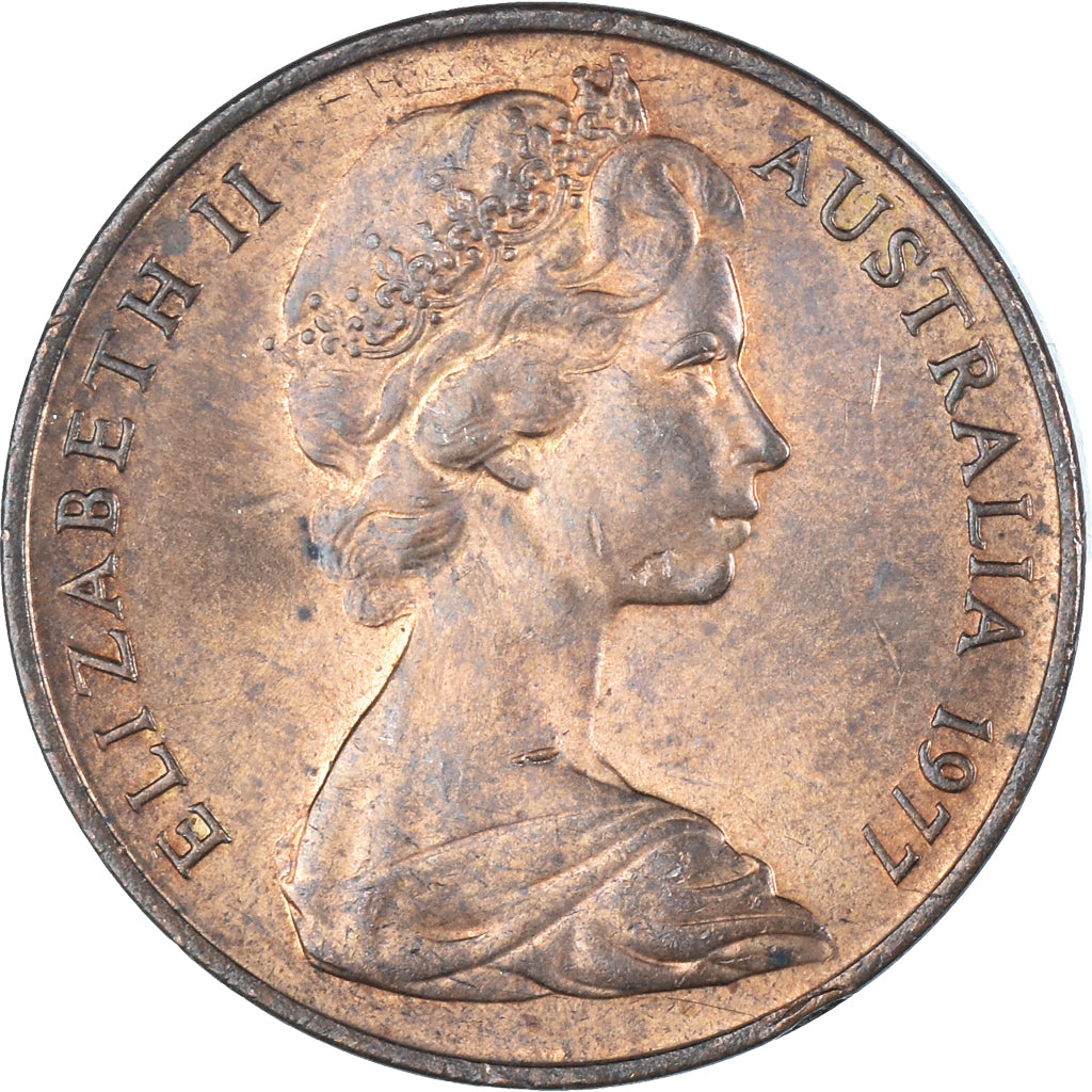 Münze, Australien, 2 Cents, 1977