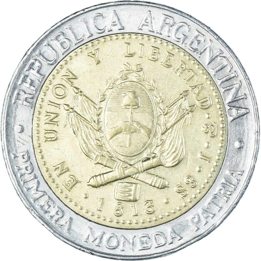 Coin, Argentina, Peso, 2008