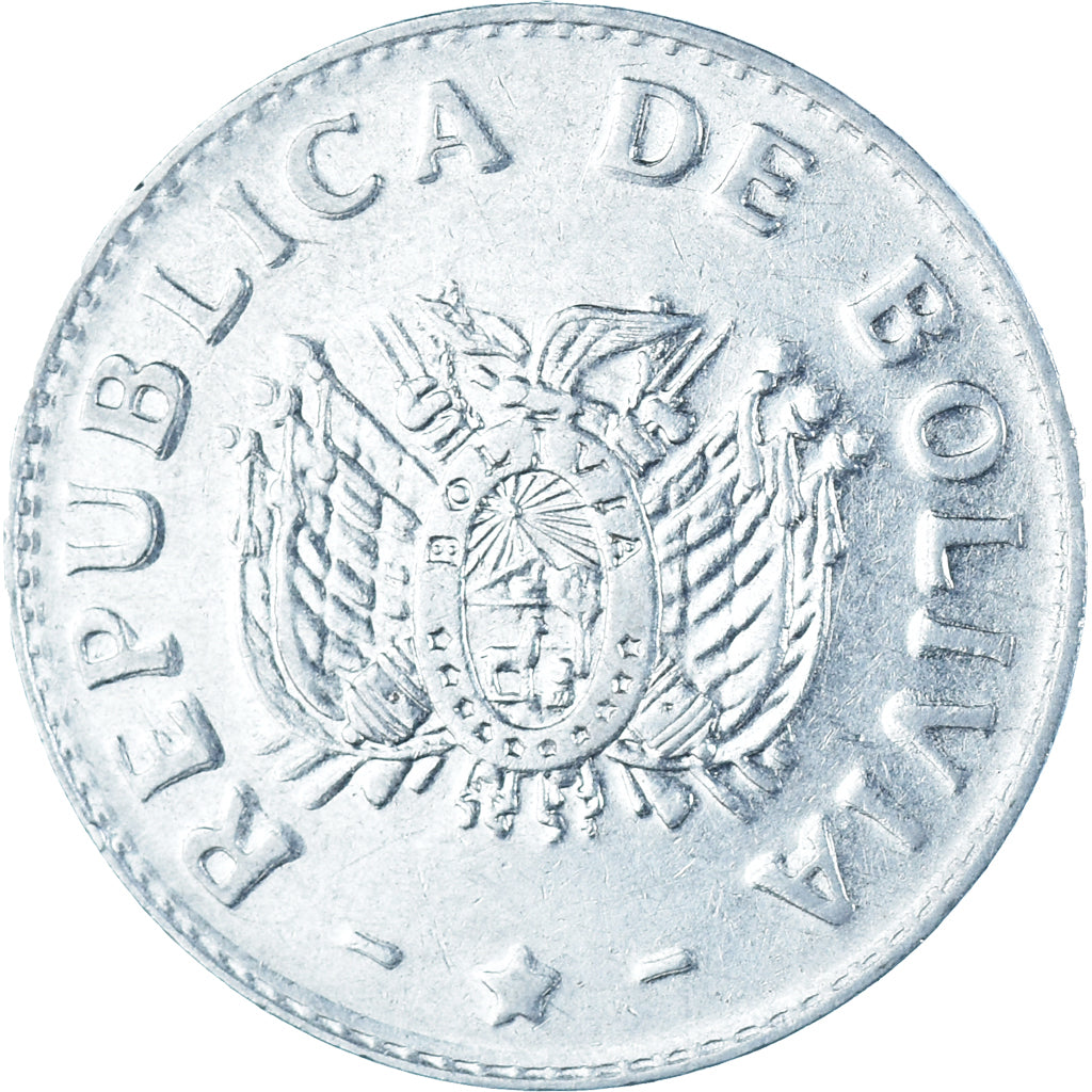 Moneda, Bolivia, 20 Centavos, 1991