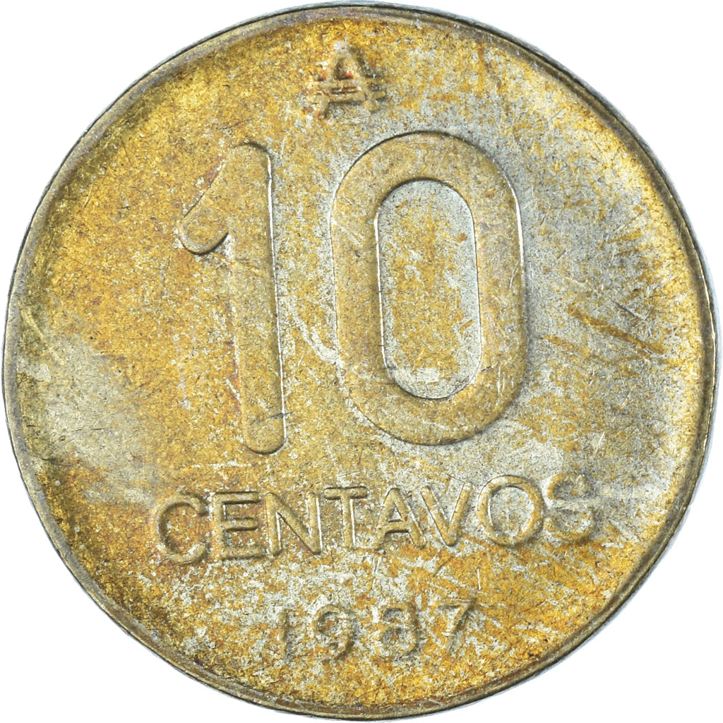Moneta, Argentina, 10 Centavos, 1987
