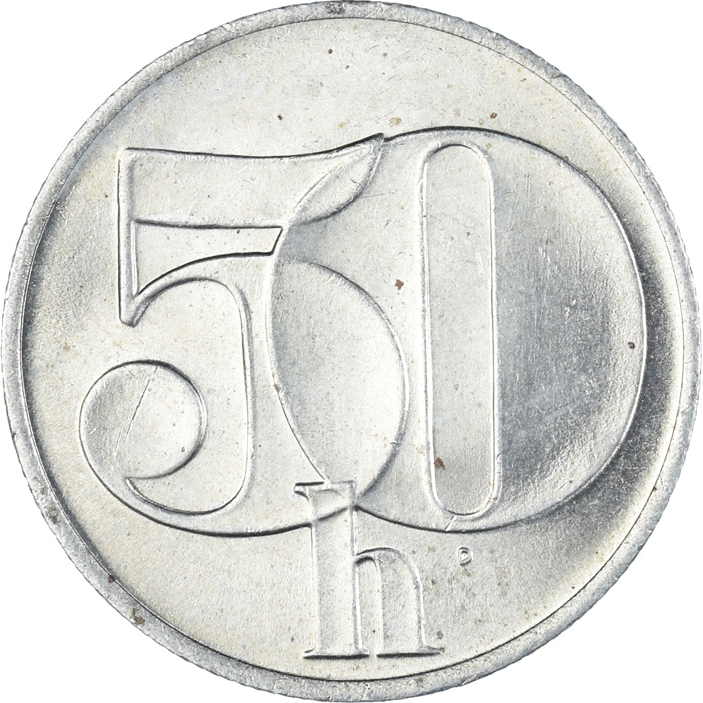 Moneta, Czechosłowacja, 50 Haleru, 1992