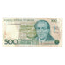 Nota, Brasil, 500 Cruzados, Undated (1986), KM:212c, EF(40-45)