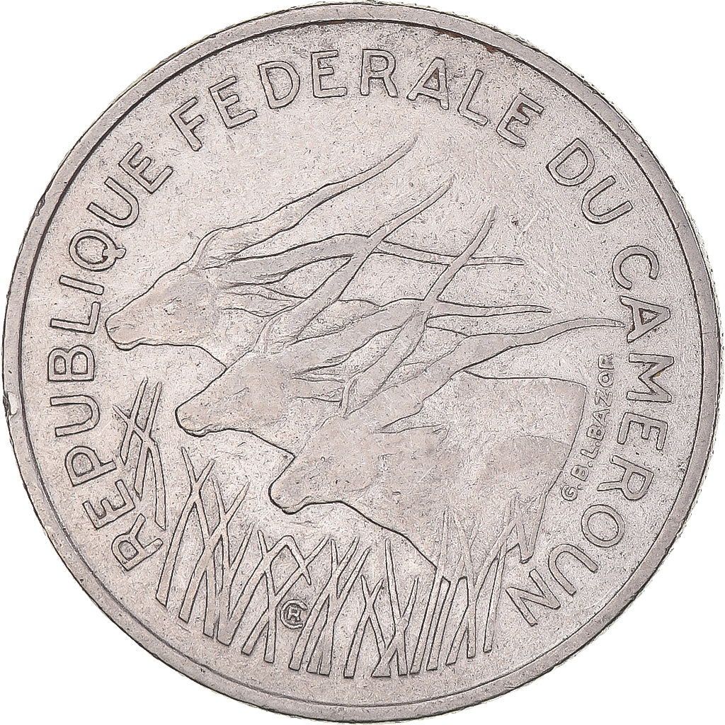 Moneta, Kamerun, 100 Francs, 1972