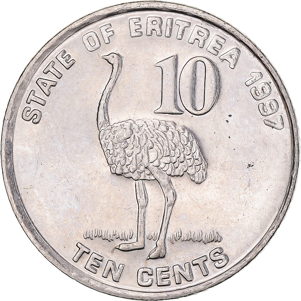 Monnaie, Érythrée, 10 Cents, 1997