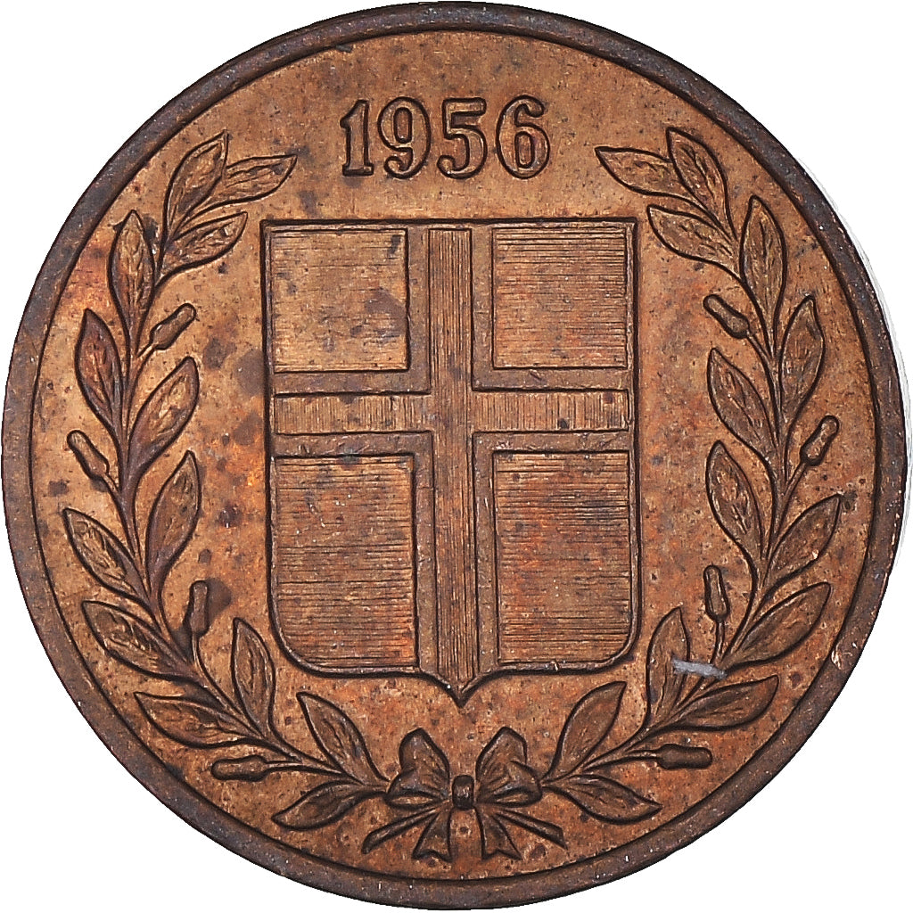 Monnaie, Islande, Eyrir, 1956