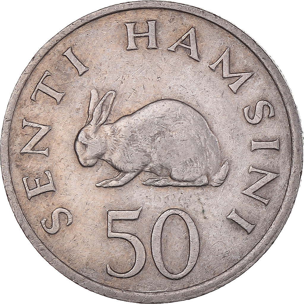 Moneda, Tanzania, 50 Senti, 1966