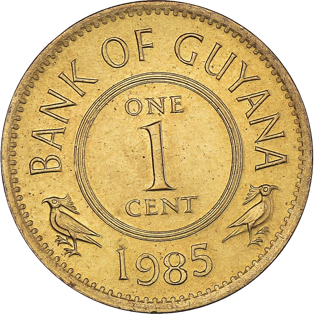Moneta, Guyana, Cent, 1985