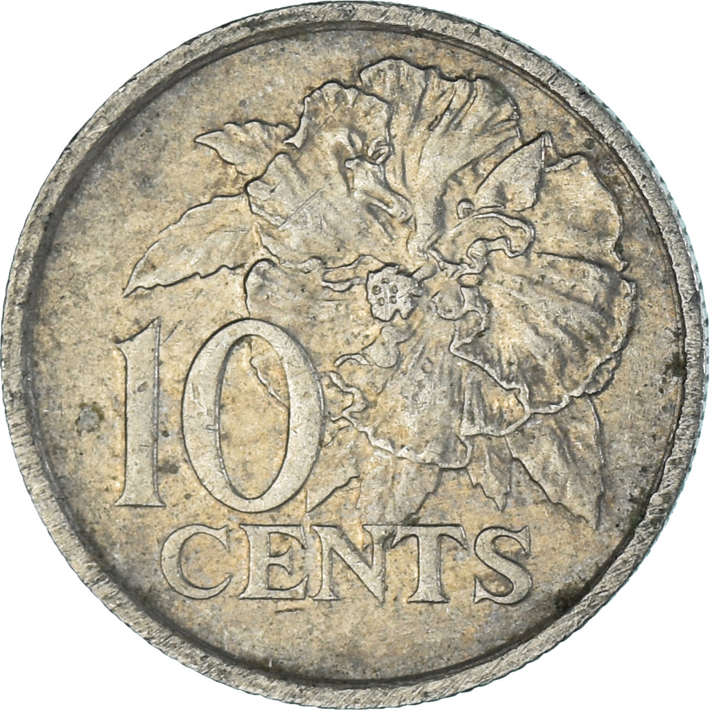 Moneta, TRYNIDAD I TOBAGO, 10 Cents, 1977