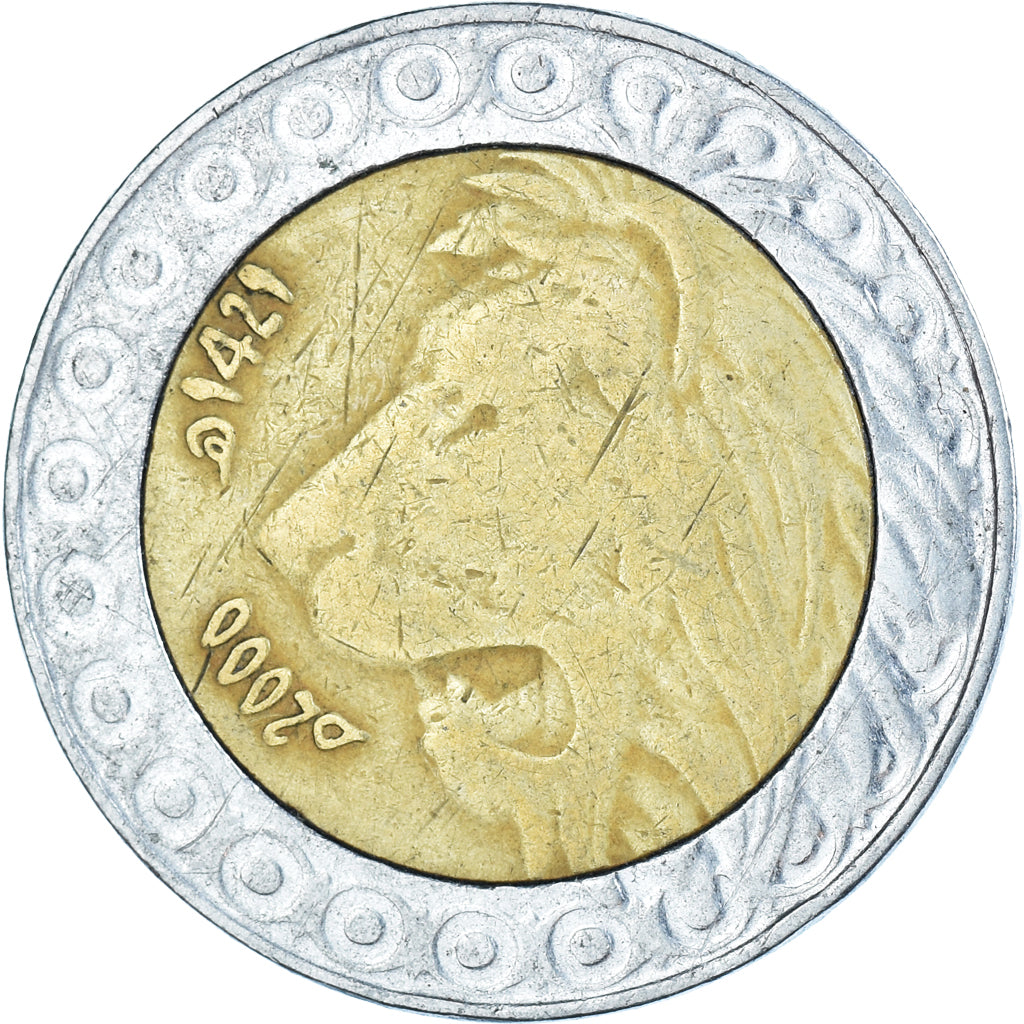 Münze, Algeria, 20 Dinars, 2000