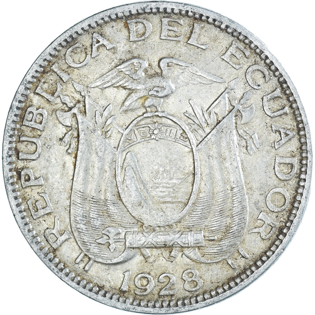 Moneta, Ecuador, 5 Centavos, Cinco, 1928