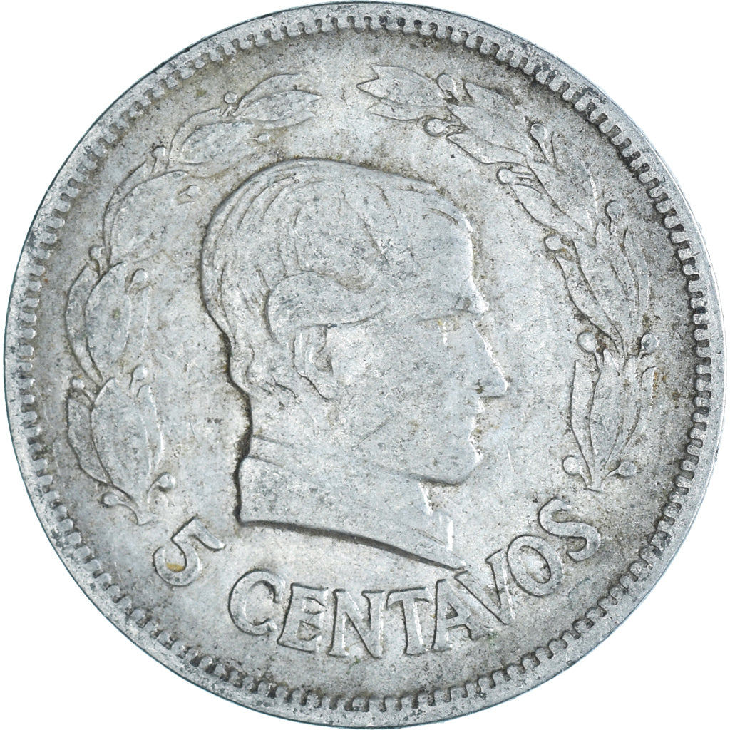 Monnaie, Équateur, 5 Centavos, Cinco, 1928