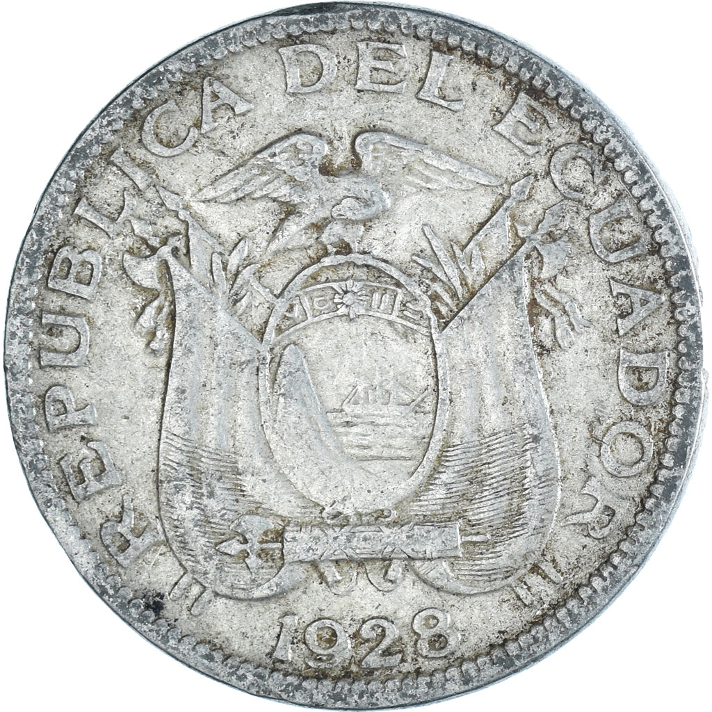 Munten, Ecuador, 5 Centavos, Cinco, 1928