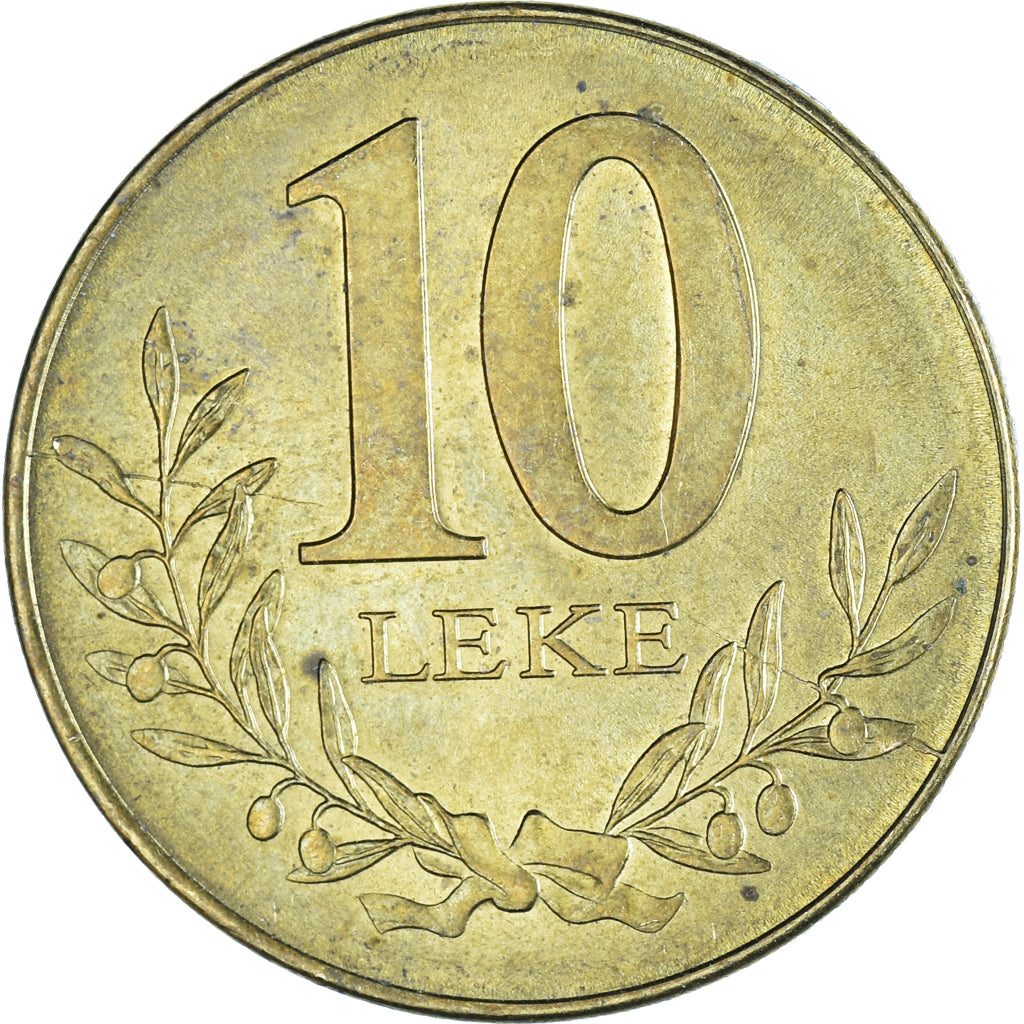 Monnaie, Albanie, 10 Lekë, 2009