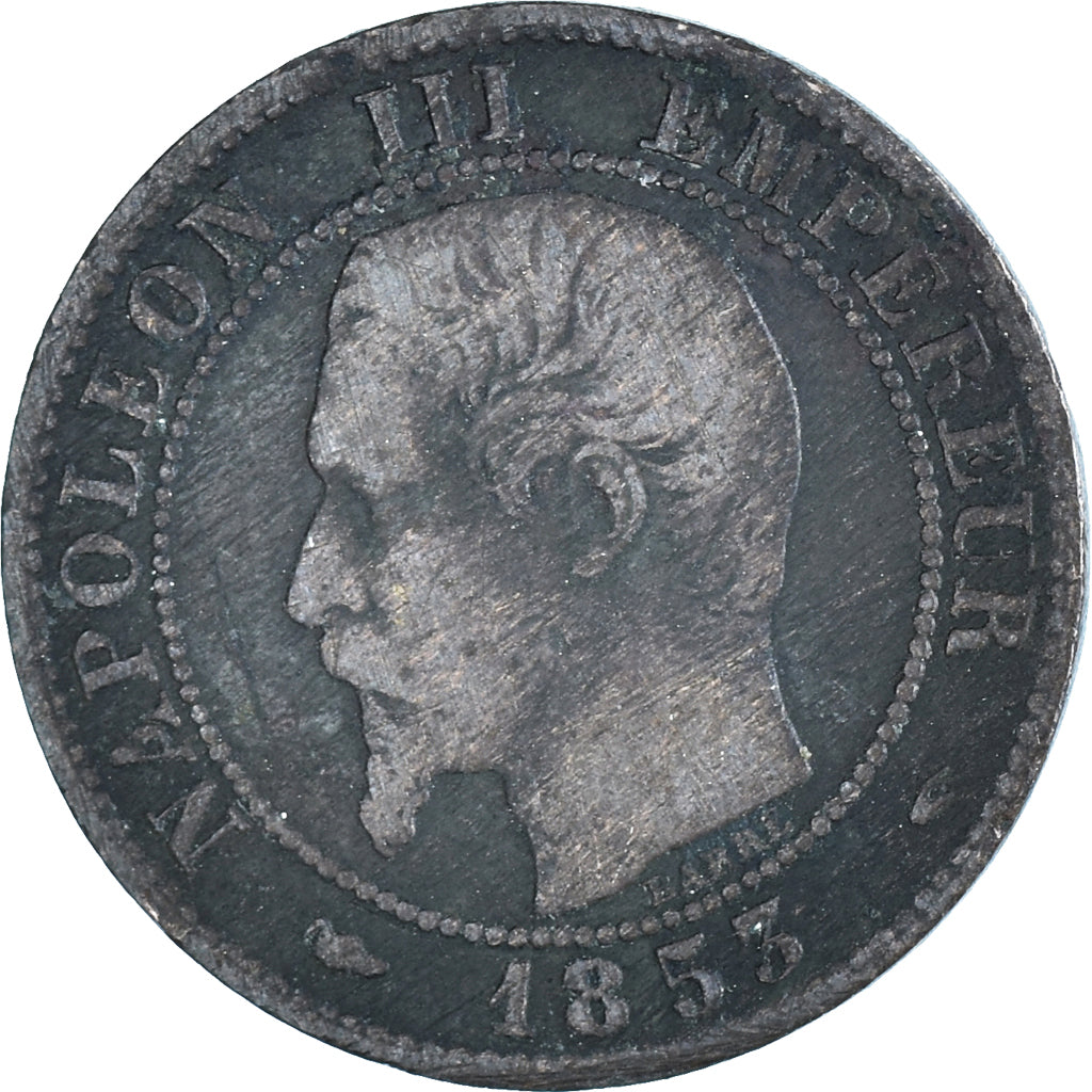 Monnaie, France, Centime, 1853