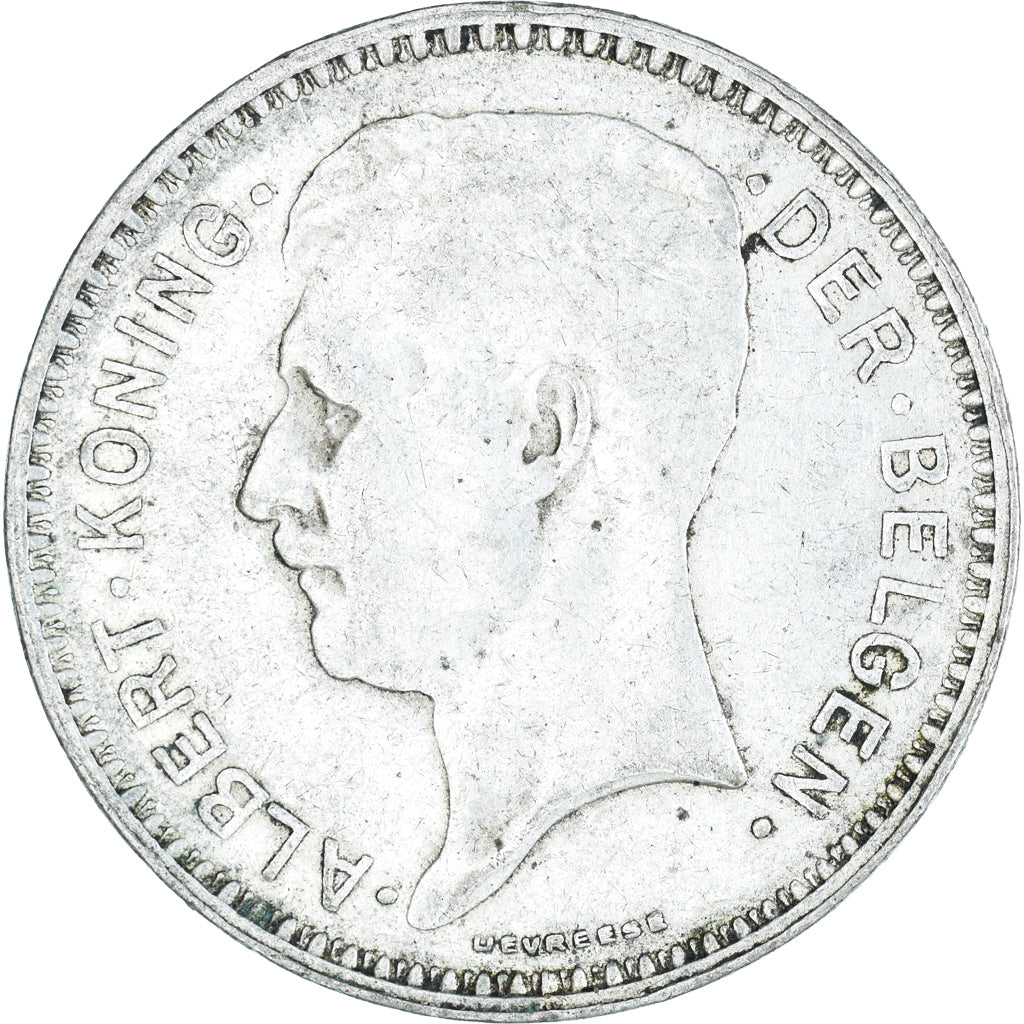 Coin, Belgium, 20 Francs, 20 Frank, 1934