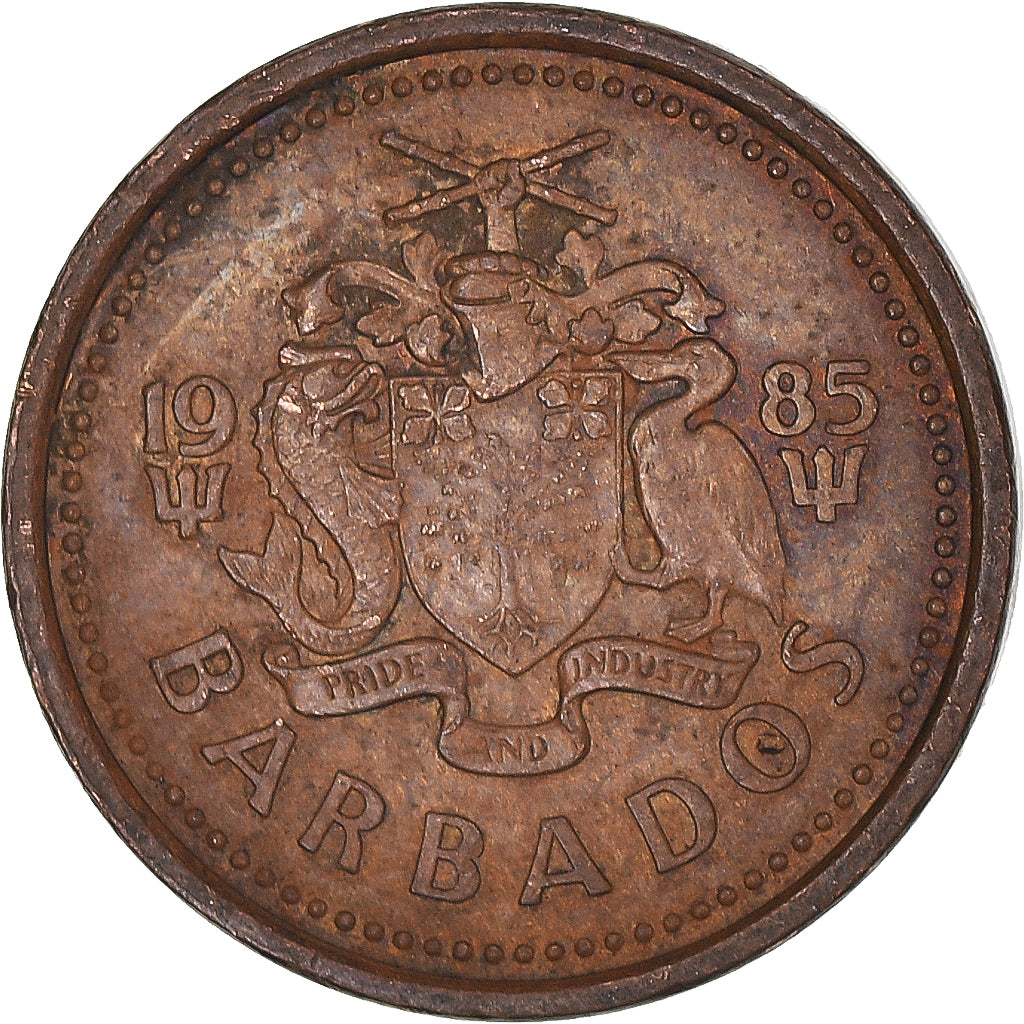 Moeda, Barbados, Cent, 1985