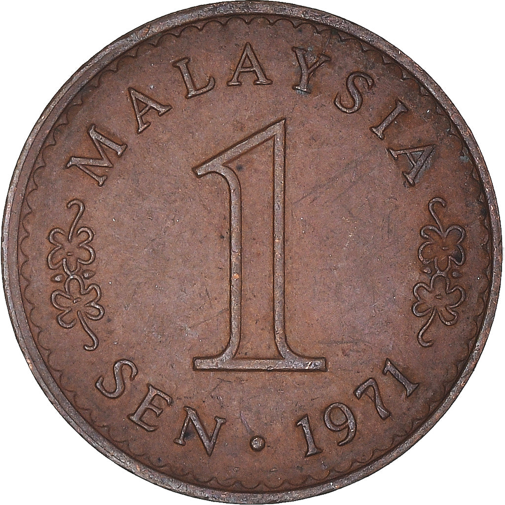 Münze, Malaysia, Sen, 1971