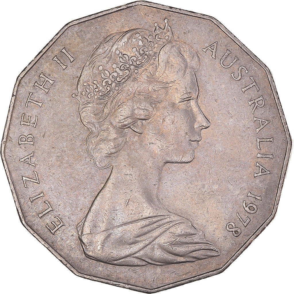Moeda, Austrália, 50 Cents, 1978