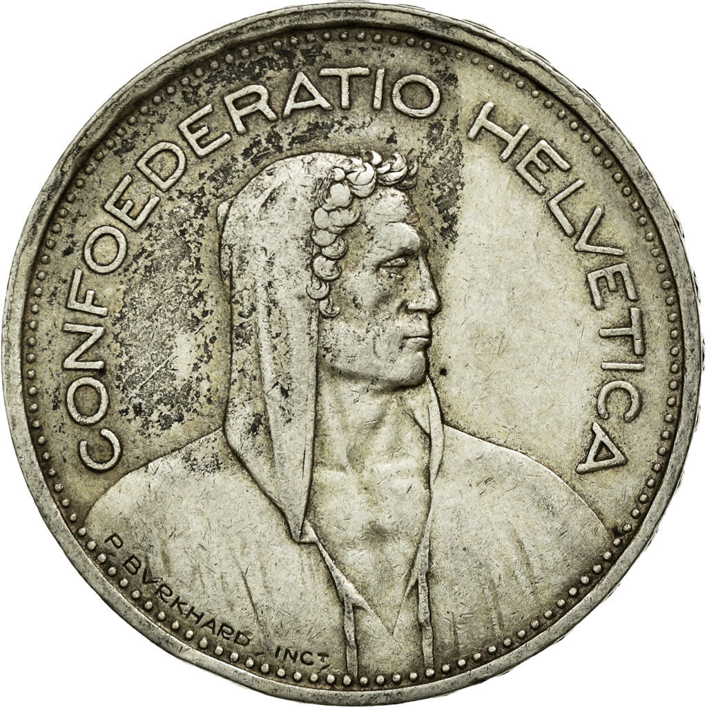 Moneta, Svizzera, 5 Francs, 1954, Bern, BB, Argento, KM:40