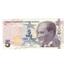 Banknot, Turcja, 5 Lira, KM:222, EF(40-45)