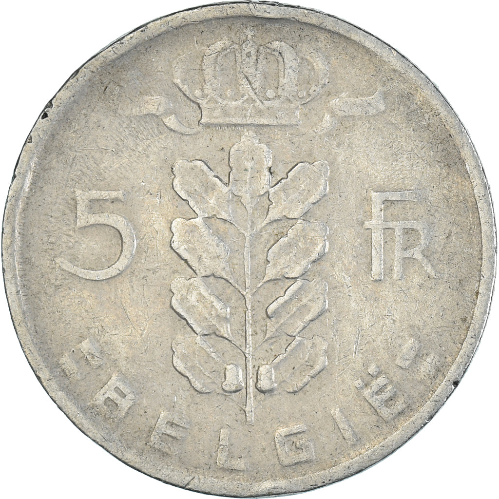 Moneta, Belgia, 5 Francs, 5 Frank, 1964
