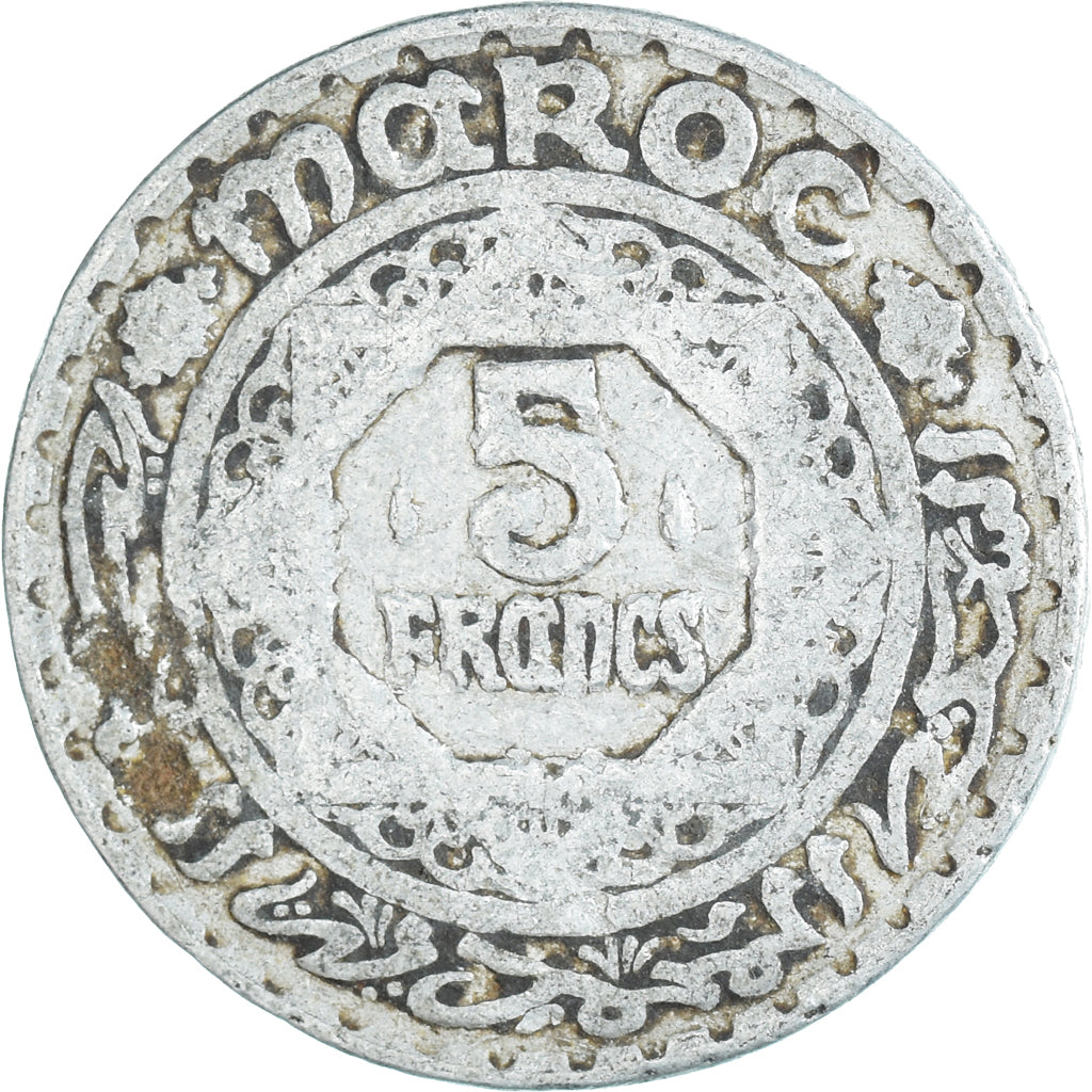 Moeda, Marrocos, 5 Francs