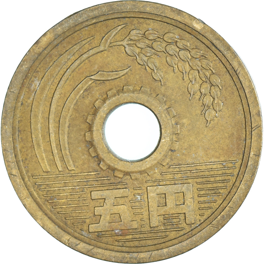 Munten, Japan, 5 Yen, 1965