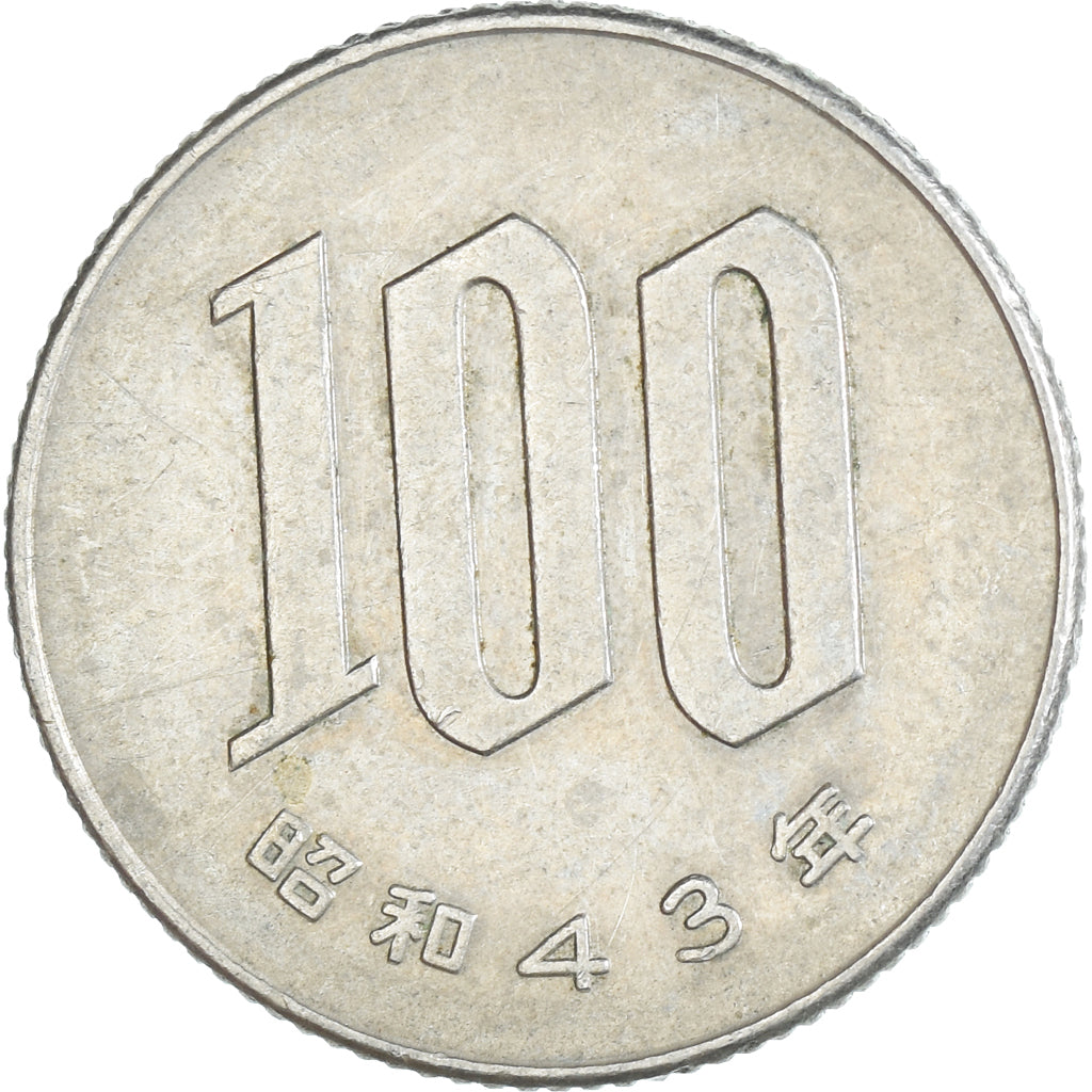 Moneda, Japón, 100 Yen, 1968