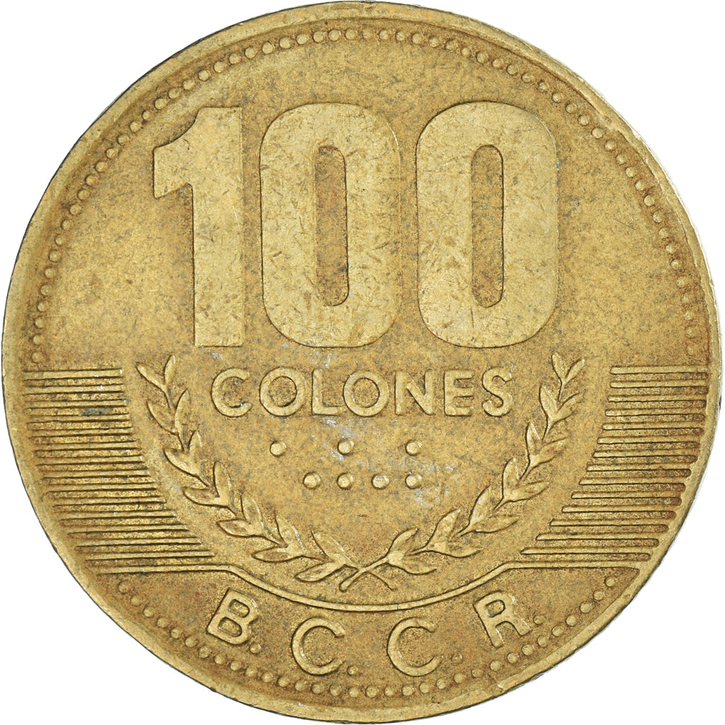 Münze, Costa Rica, 100 Colones, 2000