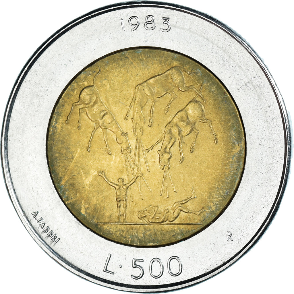 Münze, San Marino, 500 Lire, 1983