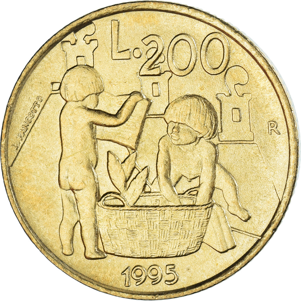 Coin, San Marino, 200 Lire, 1995