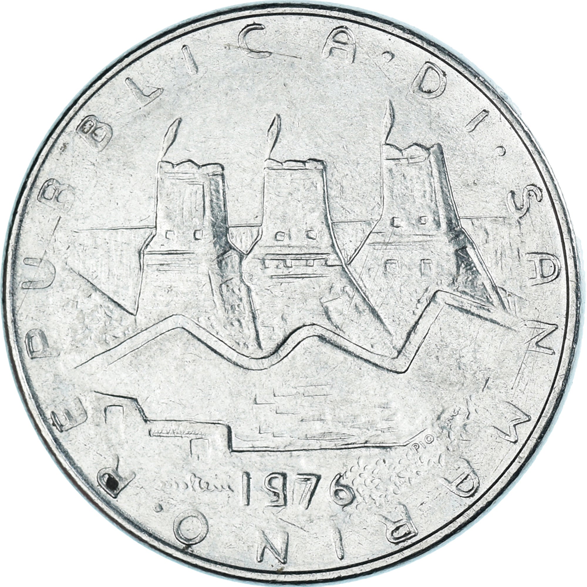 Munten, San Marino, 50 Lire, 1976