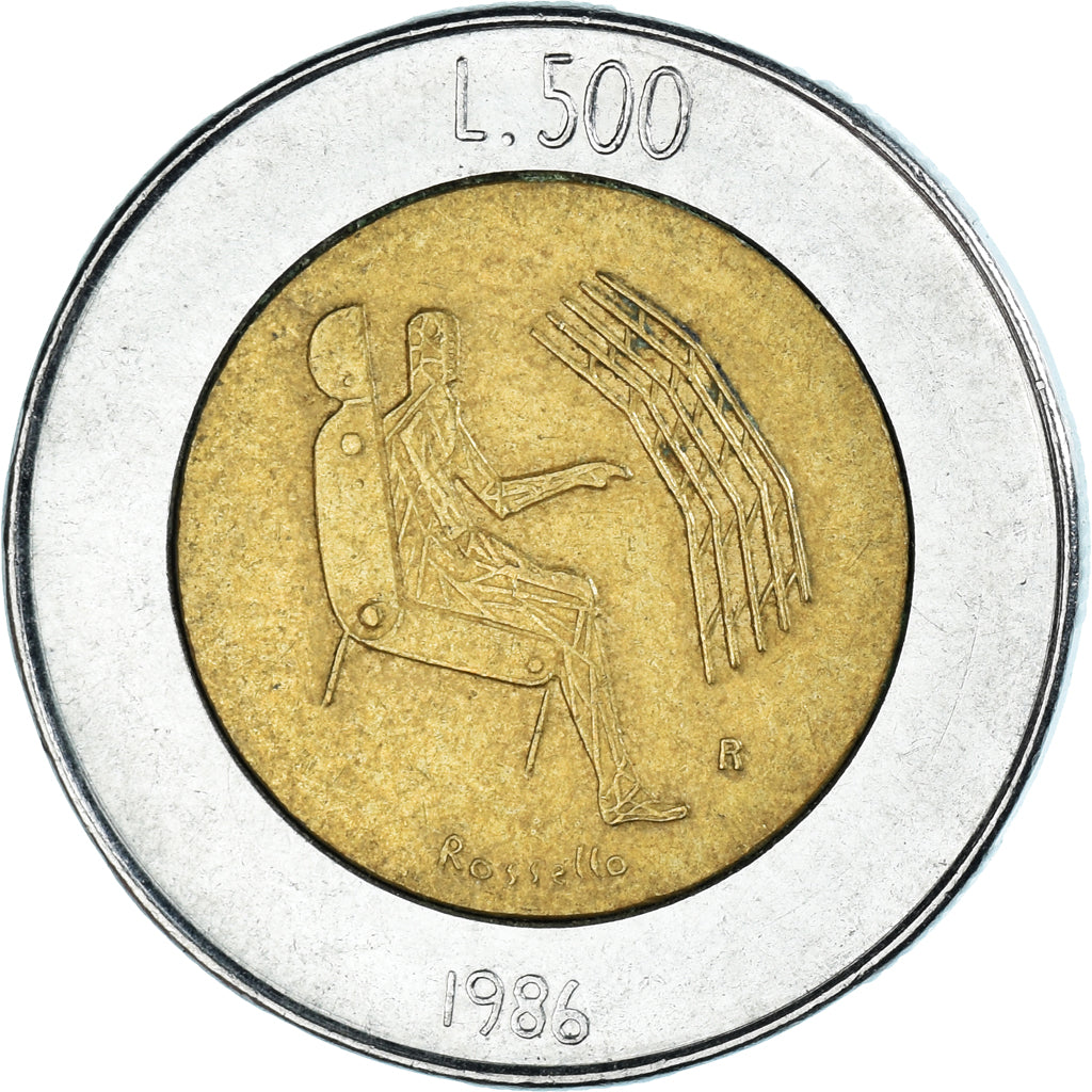 Moneta, San Marino, 500 Lire, 1986