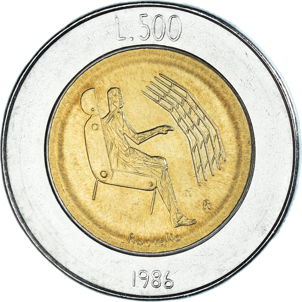 Monnaie, Saint Marin , 500 Lire, 1986
