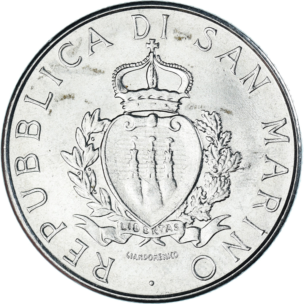 Munten, San Marino, 100 Lire, 1987