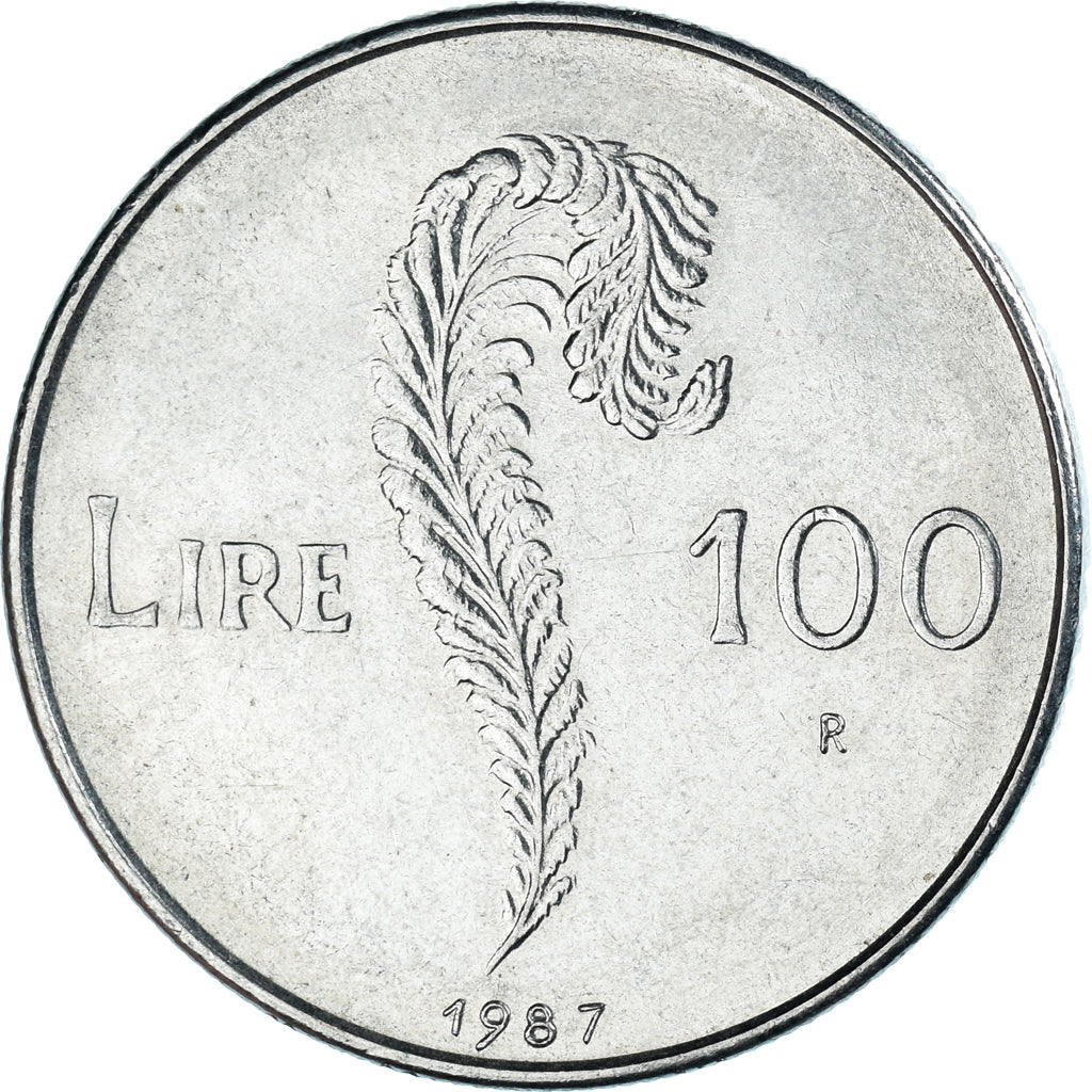 Munten, San Marino, 100 Lire, 1987