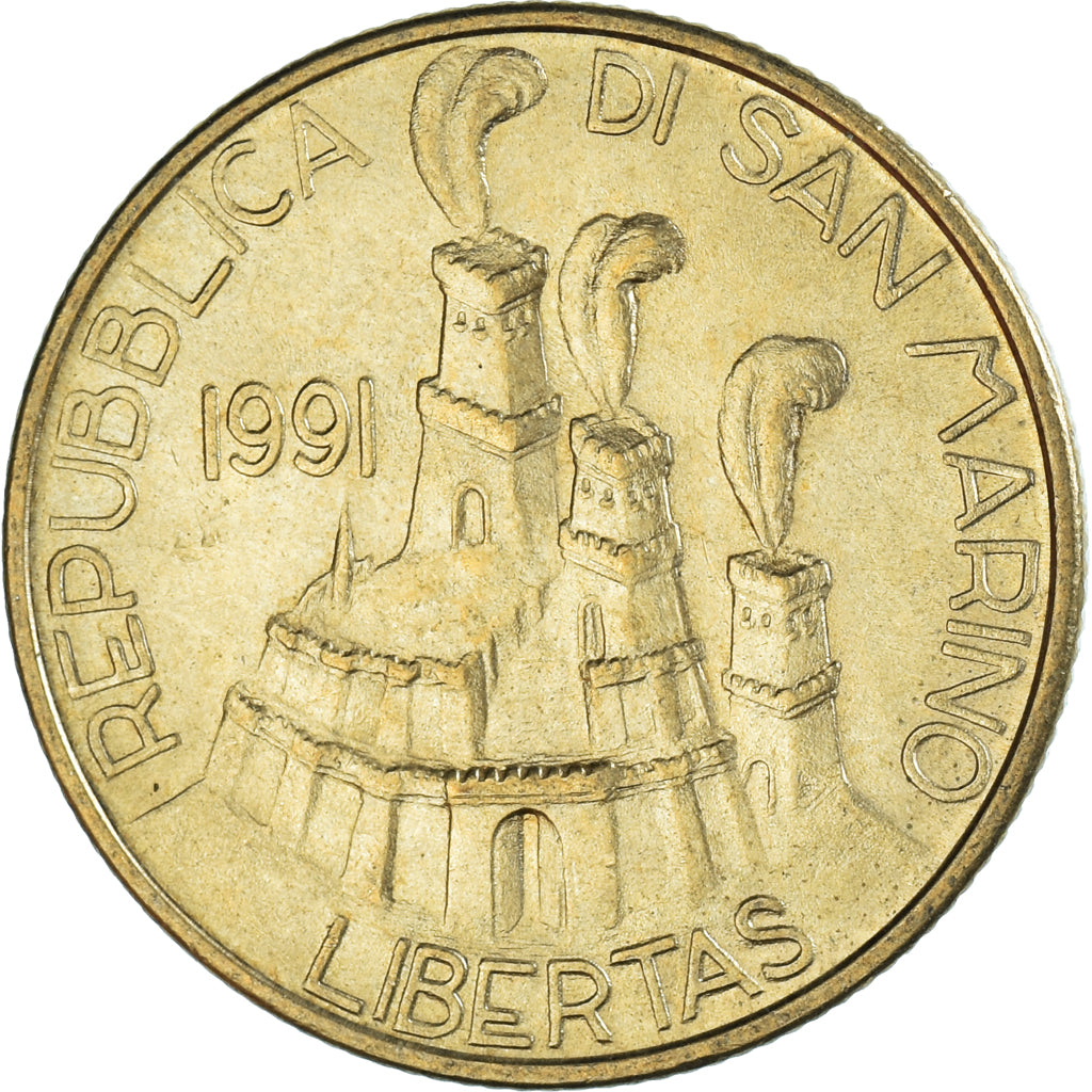 Monnaie, Saint Marin , 200 Lire, 1991