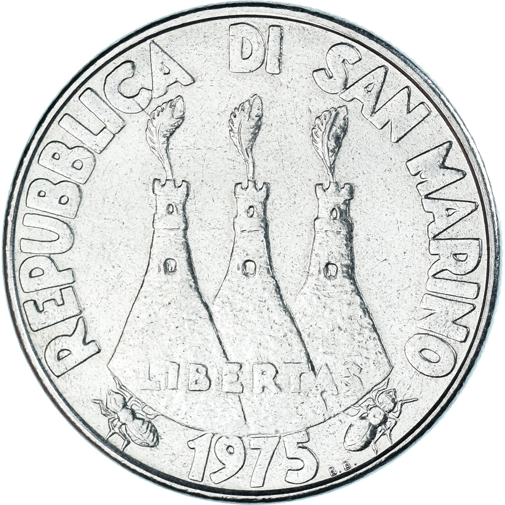 Munten, San Marino, 100 Lire, 1975