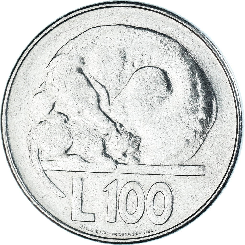 Munten, San Marino, 100 Lire, 1975
