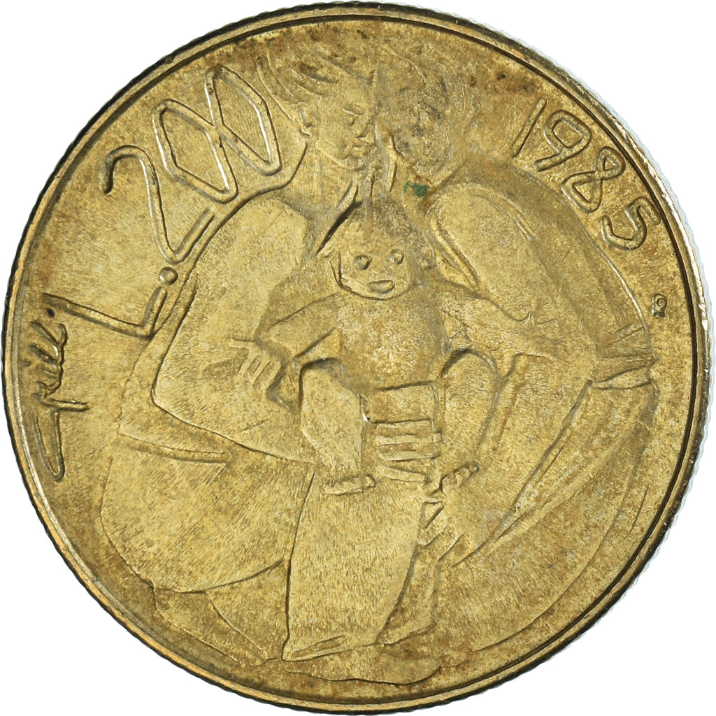 Moneta, San Marino, 200 Lire, 1985