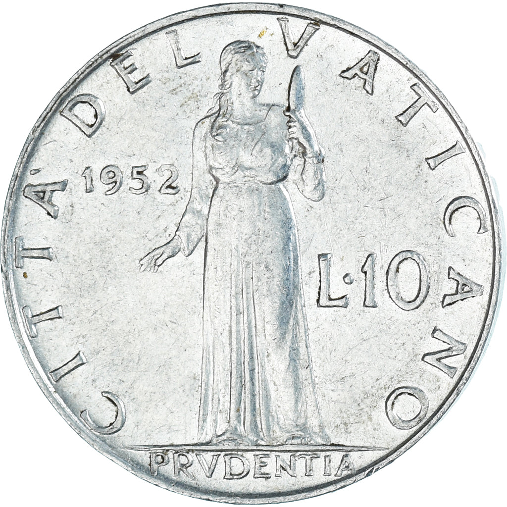 Coin, Vatican, 10 Lire, 1952