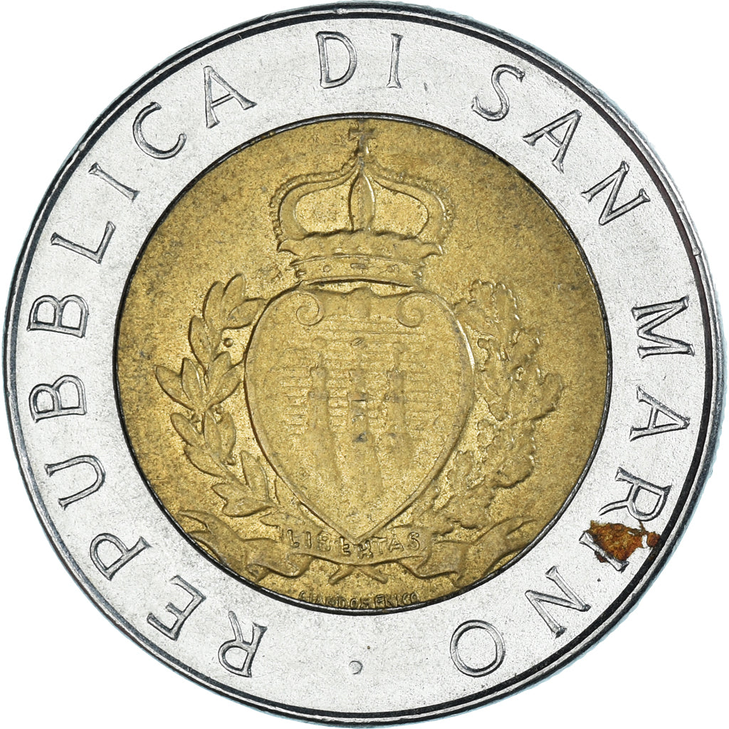 Coin, San Marino, 500 Lire, 1987
